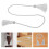 1Pair Grey Drapery Tiebacks Rope with Tassel Strong Curtain Holdbacks 10