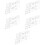 5Pièces Cartes Attention Braille Compactes Usage Extérieur 8