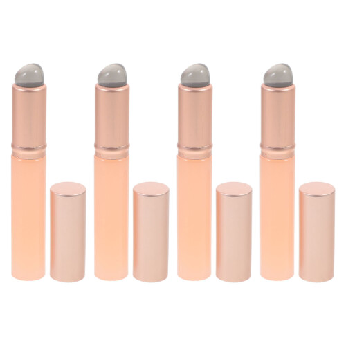 8Pièces Brosse Rose Portable Pour Gloss Et Correcteur 1