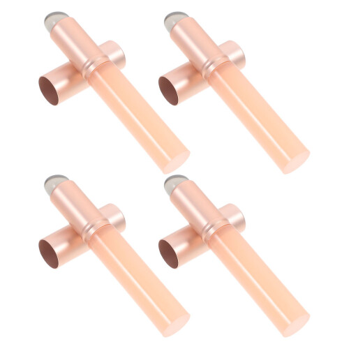 8Pièces Brosse Rose Portable Pour Gloss Et Correcteur 2