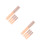 8Pièces Brosse Rose Portable Pour Gloss Et Correcteur 5