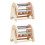 2Pièces Jouet Tambour Textile En Bois Bébé Coordination 7