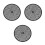 3Pièces Plat À Pizza Rond Épais Nonadhérent Pour Four Usage 5