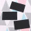 5Pièces Cartes Kraft Noir Blanches Double-Face Pour Notes Et Messages 11