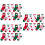 15Paires Coton Courtes Divers 9