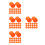 200Pièces Balles De Jeu Plastique Orange Réutilisables Pour 4