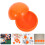 200Pièces Balles De Jeu Plastique Orange Réutilisables Pour 10