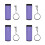 4Pièces Sac De Rangement Percussion Violet Pratique 10