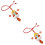 2Pièces Accessoires PVC Multicolores Suspendus Décor Auto Intérieur 7