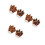 3Paires Patte Girafe En Pour Et 4