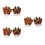 3Paires Patte Girafe En Pour Et 5