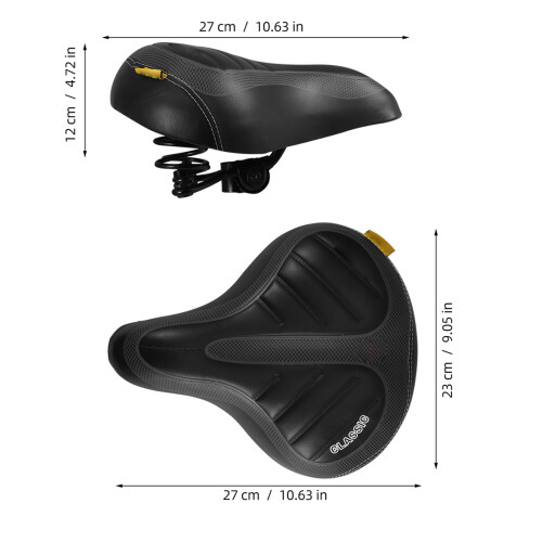 2Pièces De Remplacement Noire Confort Pour Tout Type 1