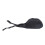 4 pezzi Cappelli da chef unisex in cotone nero con lacci, confortevoli e regolabili 4