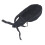 4 pezzi Cappelli da chef unisex in cotone nero con lacci, confortevoli e regolabili 2