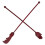 10Pièces Sticks Bois Rouge Bouddhiste Décor Temple 3