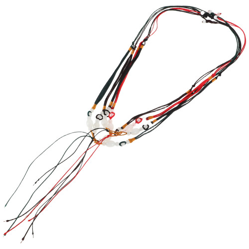 12Pièces De Collier Résistant En Tissu Avec Perles Pour 1