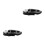 2Pièces Patte De Cadre Aluminium Noir Compatible Vélos 5