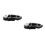 2Pièces Patte De Cadre Aluminium Noir Compatible Vélos 8