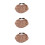 3Pièces Casquette Large Café Polyester Chapeau Estival 9