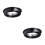 2Pièces Roulement Remplacement Aluminium Noir Professionnel 9