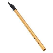 Portable Alloy Short Flute for Students Gold C Tune Professional Level