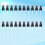 100Pièces Tête Spray Noir Remplacement Flacon 5