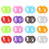 32Pièces Supports Ergonomiques En Silicone Multicolores Pour Ciseaux 9