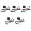 5X Trim Tilt  for  Engine Motor Outboard Remote Control 703-82563-02-00 1