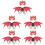 5Ensembles Accessoires Cosplay Diable Rouge En Non- Pour Carnaval 7
