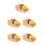 5Pièces Support À Sushi À Main Bois Design Couleur Khaki 7