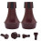 8Pièces Mute Trompette Marron ABS Durable Facile À Installer 6