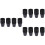 240Pcs Plastic Soilless Plant Net Cups Black Hydroponic Mesh Buckets 7
