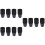 240Pcs Plastic Soilless Plant Net Cups Black Hydroponic Mesh Buckets 8