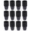 240Pcs Plastic Soilless Plant Net Cups Black Hydroponic Mesh Buckets 9