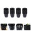 240Pcs Plastic Soilless Plant Net Cups Black Hydroponic Mesh Buckets 10