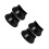 4Pièces Cache Pouce Saxophone Silicone Noir Support Stable Et Petit 7