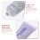 3Pièces Gel Argent Pailleté Corps 6