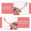 2Pcs Practical Pink Eyebrow Shaping Brush Eyelash Grooming Comb 5