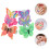 120Pièces Bijoux PVC Légères Pour Filles 9