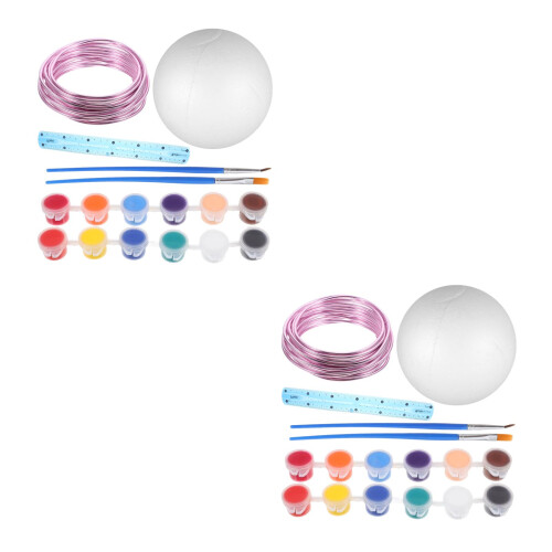 2Ensembles Globe En Mousse Pour Projets Artistiques Enfants 2