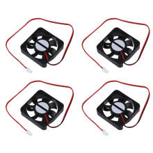 4X 12V 2 Pins Connector Brushless Cooling Fan 50mm x 50mm x 10mm