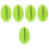 5Pcs Lightweight Green Silicone Probe Holders for Kitchen and Bbq Use 7
