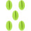 5Pcs Lightweight Green Silicone Probe Holders for Kitchen and Bbq Use 10