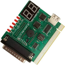 2X Scheda POST per Analizzatore Diagnostico della Scheda Madre USB PCI PC con Visualizzazione del Codice di Errore Un 2 Cifre per Test E Analisi del