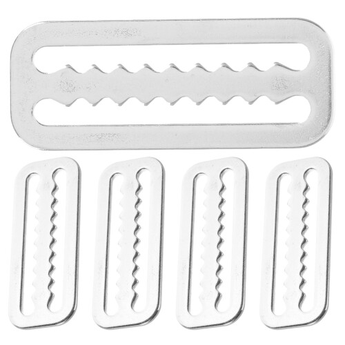 20Pièces Clips Fixation Ceinture Argent Sécurisés 2