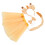 2Ensembles Costume Enfant Girafe Queue Oreilles Peluche Polyester 3