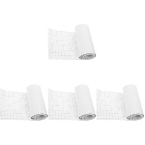 4Pièces Plinthes Flexibles Autoadhésives En PVC Pour Sol 1