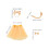 2Ensembles Costume Enfant Girafe Queue Oreilles Peluche Polyester 9