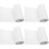 4Pièces Plinthes Flexibles Autoadhésives En PVC Pour Sol 11