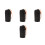 4Pcs Black Flannelette Saxophone Bag Durable Storage Pouch Accessory 7